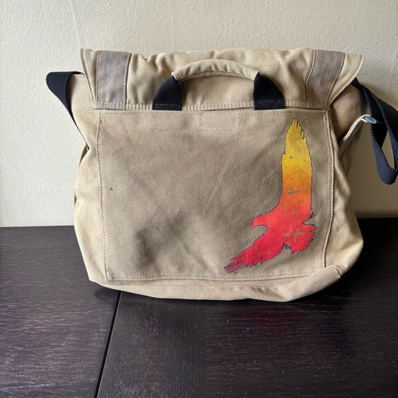 Lynyrd Skynyrd Leonard Skinard cream, Mesenger side body bag - Picture 5 of 13